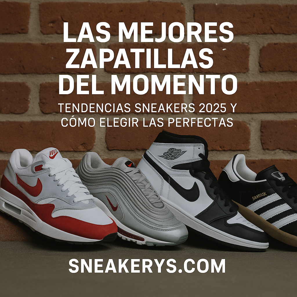 Las Mejores Zapatillas del Momento: Tendencias Sneakers 2025 y Cómo Elegir las Perfectas | Sneakerys.com
