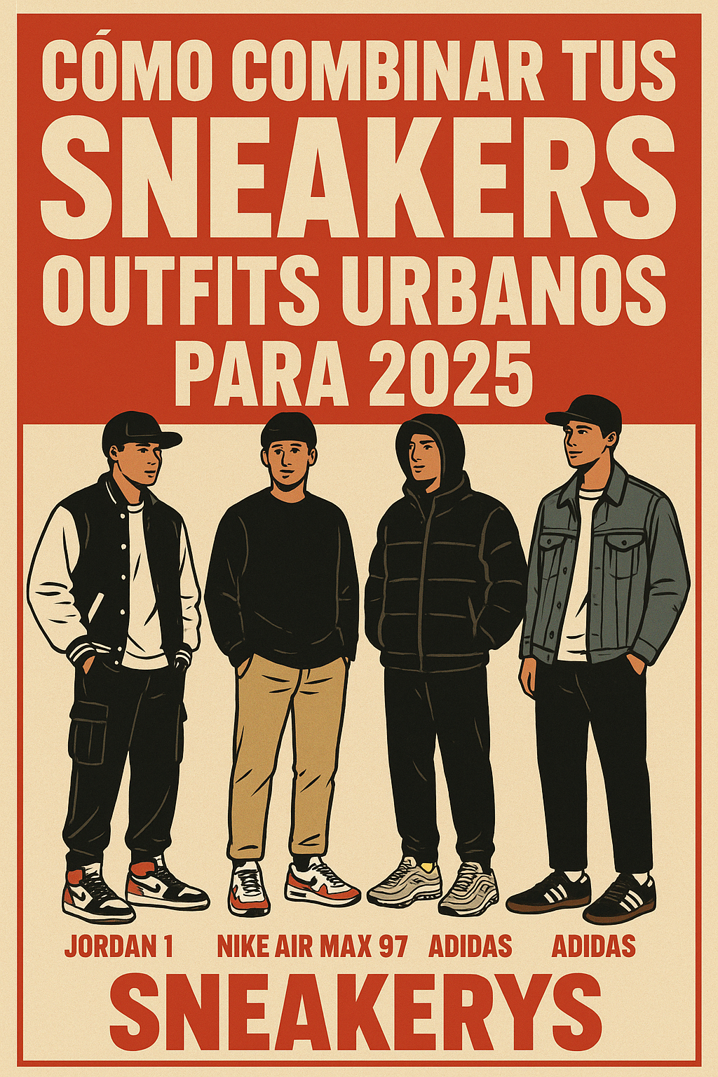 Cómo Combinar tus Sneakers: Outfits Urbanos para 2025 | Guía Completa Sneakerys