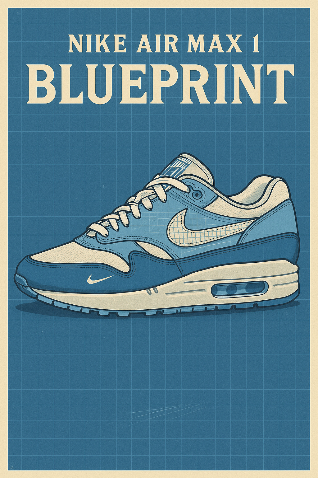 Nike Air Max 1 Blueprint